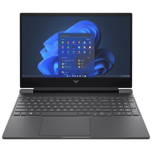 HP Victus 15 fa1279TX Intel Core i5 13th Gen Gaming Laptop (16GB, 512GB SSD, Windows 11, 6GB Graphics, 15.6 inch 144 Hz FHD Display, NVIDIA GeForce RTX 4050, MS Office 2021, Mica Silver, 2.29 KG)_1