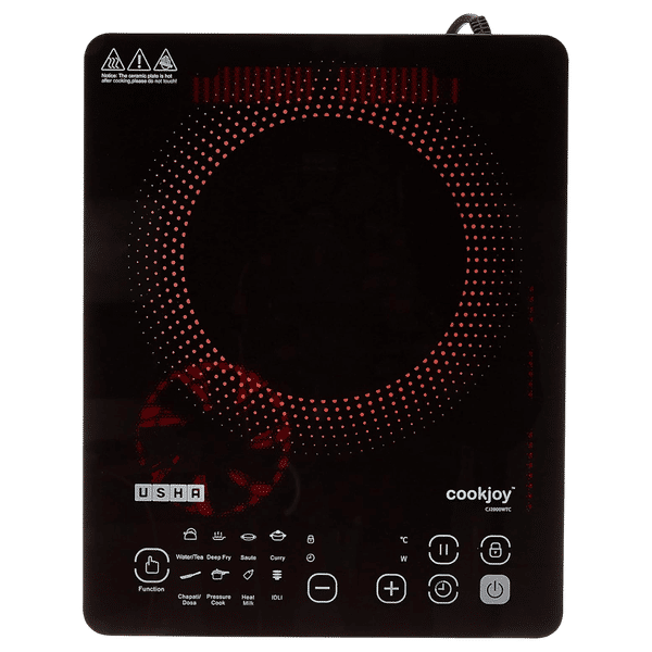 USHA Cookjoy 2000W Induction Cooktop with Touch Control_1
