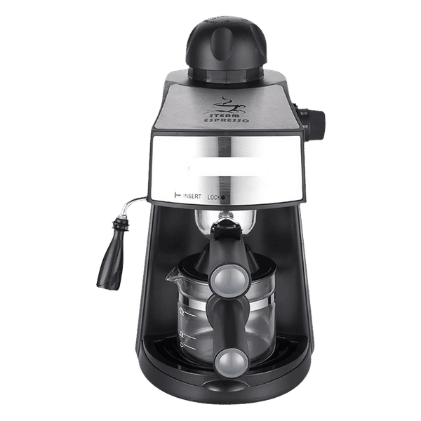 Russell Hobbs 800 Watt 4 Cups Fully Automatic Espresso Coffee Maker with Anti Drip Valve (Black)_1