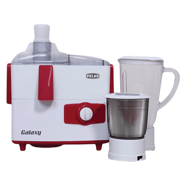 POLAR Galaxy 500 Watt 2 Jars Juicer Mixer Grinder (18000 RPM, Auto Shut Off, White)_1