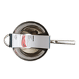 sabichi Haden Essential 2.5L Non Stick Stainless Steel Kadhai (Induction Compatible, Tapered Shape & Mirror Polish, Silver)_4