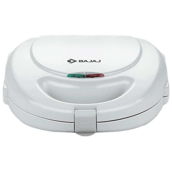 BAJAJ 750W 10 4 Slice 2-in-1 Sandwich Maker with Skid Resistant Feet (White)_1