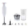 Rico HBCJ 150 Watt Hand Blender with 5 Attachments (Copper Motor, White)_1