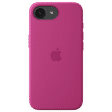 Apple MD3W4ZM/A Soft Silicon Back Cover for iPhone 16e (Soft Microfiber Lining, Fuchsia)_1