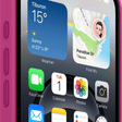 Apple MD3W4ZM/A Soft Silicon Back Cover for iPhone 16e (Soft Microfiber Lining, Fuchsia)_3