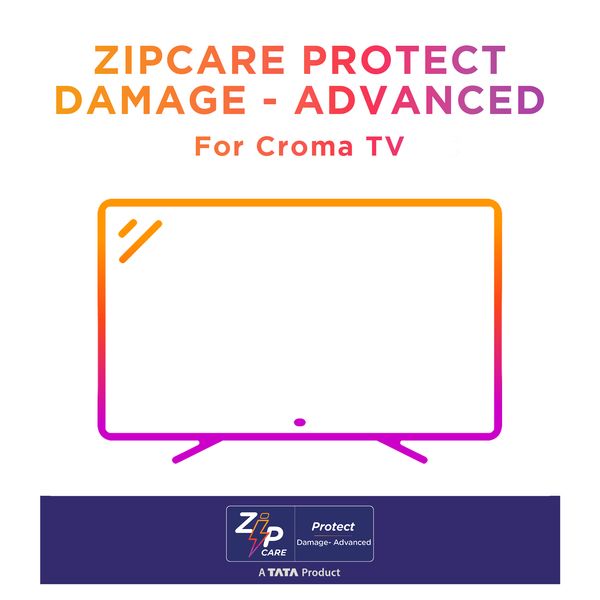 ZipCare Protect Damage Advanced 1 Year for Croma Television (Rs.500000 - Rs.600000)_1