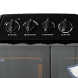 LLOYD 12 kg 5 Star Semi Automatic Washer & Dryer with Electro-Mechanical Wash Timer (Elante Pluss, GLWS125EPHVG, Dark Grey)_2