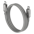 noise Power Type C to Type C 3.2 Feet (1M) Cable (Nylon Braided, Grey)_1
