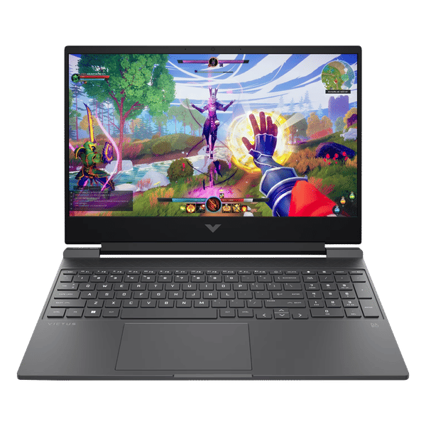 HP Victus 15-fa2700TX Intel Core i5 13th Gen Gaming Laptop (16GB, 512GB SSD, Windows 11 Home, 6GB Graphics, 15.6 inch 144 Hz Full HD IPS Display, NVIDIA Geforce RTX 3050, MS Office Home 2024, Mica Silver, 2.29 KG)_1