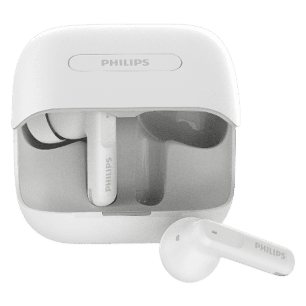 PHILIPS 1000 Series TWS Earbuds with Active Noise Cancellation (50 Hours Playtime, Bright White)_1