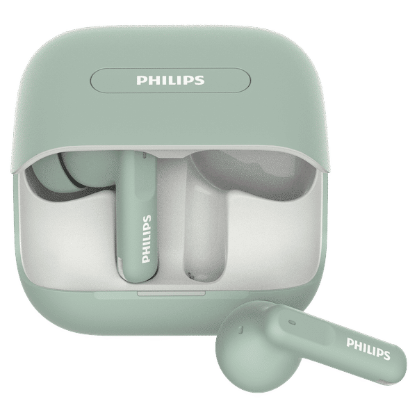 PHILIPS 1000 Series TWS Earbuds with Active Noise Cancellation (50 Hours Playtime, Frosty Green)_1