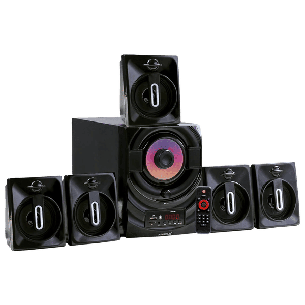 Krisons Crown 60W Bluetooth Home Theatre with Remote (5.1 Channel, Black)_1
