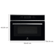 Electrolux UltimateTaste 500 43L Built-in Microwave Oven with Removable Door (Black)_2