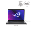 ASUS ROG Zephyrus G14 GA403UV-QS085WS AMD Ryzen 9 8945HS Gaming Laptop (16GB, 1TB SSD, Windows 11 Home, 8GB Graphics, 14 inch 120 Hz 3K OLED Display, NVIDIA GeForce RTX 4060, MS Office Home and Student, Eclipse Gray, 1.5 KG)_2