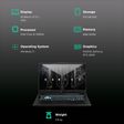 ASUS TUF Gaming F17 FX706HF-HX044WS Intel Core i5 11th Gen Gaming Laptop (8GB, 512GB SSD, Windows 11 Home, 4GB Graphics, 17.3 inch 144 Hz Full HD IPS Display, NVIDIA GeForce RTX 2050, MS Office Home and Student 2021, Graphite Black, 2.6 KG)_3
