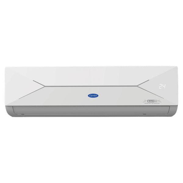Carrier ESTER EDGE FXi 6 in 1 Convertible 1 Ton 3 Star Inverter Split Smart AC with Wi-Fi Supported (Copper Condenser, CAI12EE3R35W0)_1