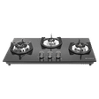 FABER Superia HT763 BR AI Toughened Glass Top 3 Burner Automatic Gas Hob (Multi-Directional Nozzle, Black)_1