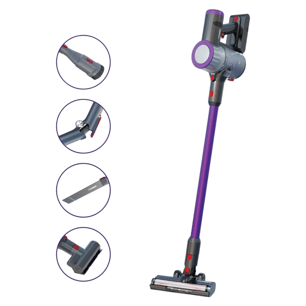 EUREKA FORBES Kordfree K22 220W Cordless Dry Vacuum Cleaner with Powerful Cyclonic Technology (50 Minutes Runtime, Purple)_1