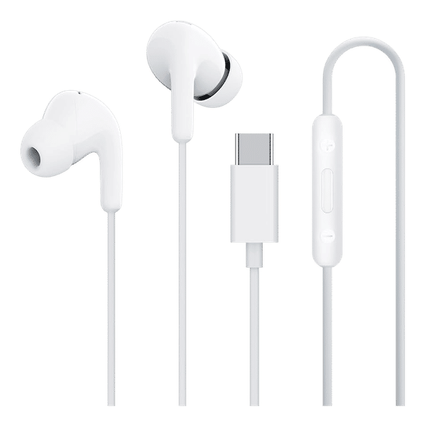 Xiaomi BHR8929IN Wired Earphone with Mic (USB Type-C Connector, In Ear, White)_1