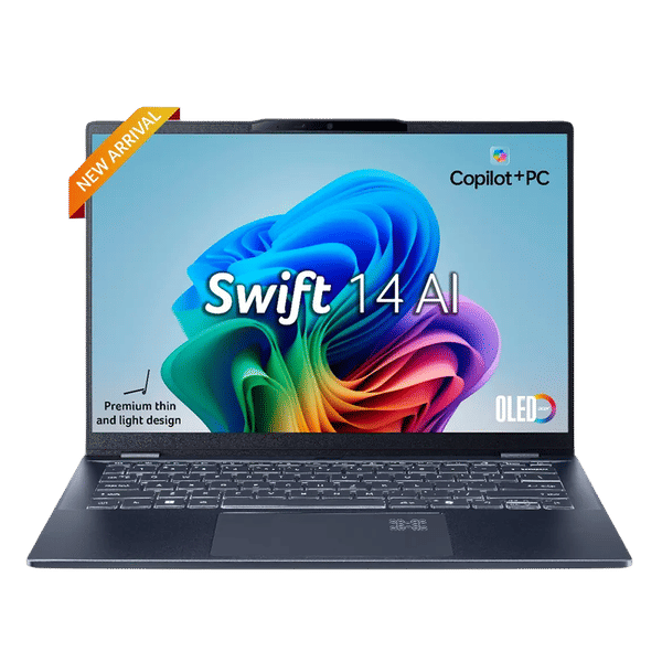 acer Swift 14 AI SF14-51 Intel Core Ultra 5 Thin & Light Laptop (16GB, 512GB SSD, Windows 11 Home, 14 inch OLED WUXGA Display, MS Office, Steam Blue, 1.25 KG)_1