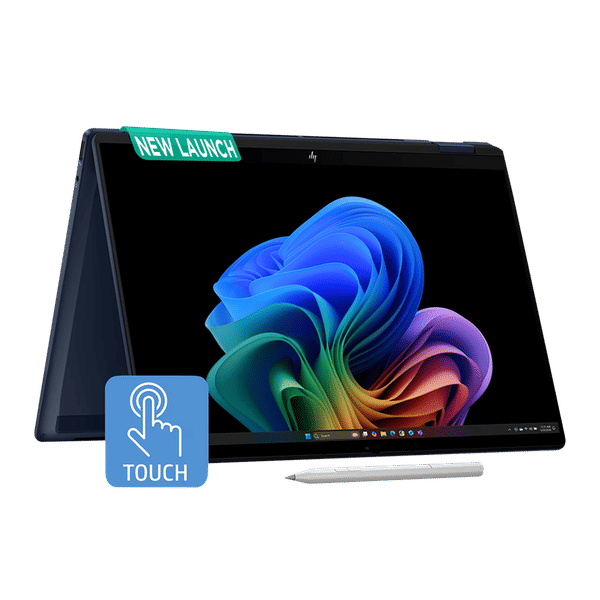 HP OmniBook X Flip Intel Core Ultra 7 Touchscreen Thin & Light Laptop (32GB, 1TB SSD, Windows 11 Home, 14 inch 3K OLED Display, MS Office Home 2024, Atmospheric Blue, 1.38 KG)_1