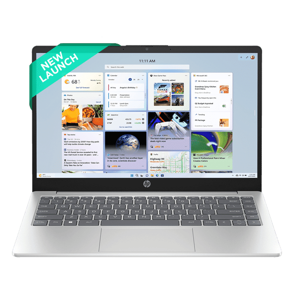HP Core 14-gr0002TU Intel Core i5 13th Gen Thin & Light Laptop (16GB, 512GB SSD, Windows 11 Home, 14 inch, Full HD Display, MS Office Home 2024, Natural Silver, 1.40 KG)_1