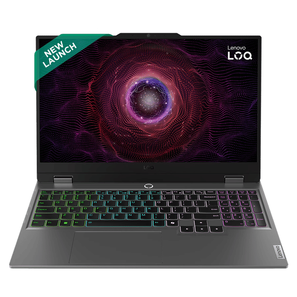 Lenovo LOQ 15ARP9 AMD Ryzen 7 Gaming Laptop (24GB, 512GB SSD, Windows 11 Home, 6GB Graphics, 15.6 inch 144Hz Full HD IPS Display, NVIDIA GeForce RTX 4050, MS Office Home 2024, Luna Grey, 2.38 KG)_1