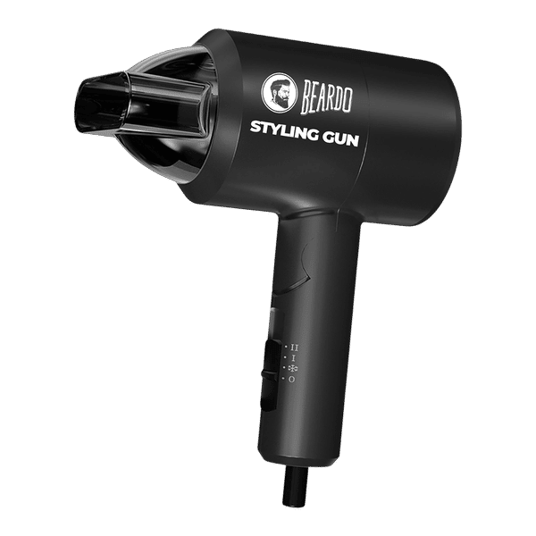BEARDO Styling Gun Hair Dryer with 3 Heat Settings & Cool Flow (Thermo-Protect Technology, Black)_1
