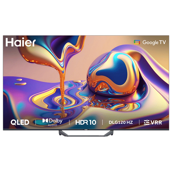 Haier 55S80F 139.7 cm (55 inch) 4K Ultra HD QLED Smart Google TV with Google Assistant Support (2025 model)_1