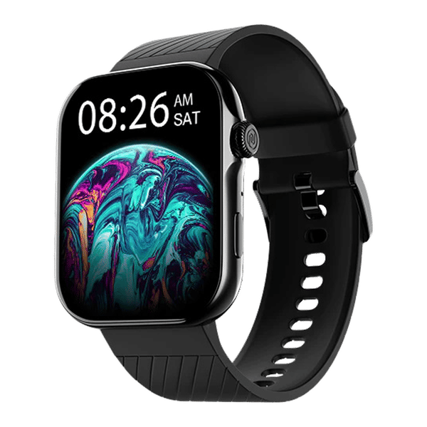 noise ColorFit Ultra 3 Smartwatch with Bluetooth Calling (49mm AMOLED Display, IP68 Water Resistant, Jet Black Strap)_1