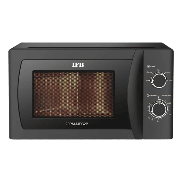 IFB 20PM-MEC2B 20L Solo Microwave Oven with Timer Option (Black)_1