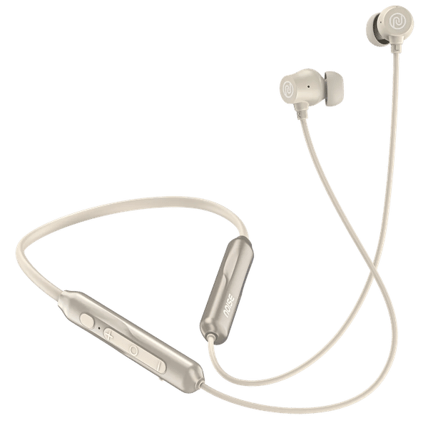 noise Airwave Pro Neckband with Active Noise Cancellation (IPX5 Water Resistant, Instacharge, Metallic Beige)_1