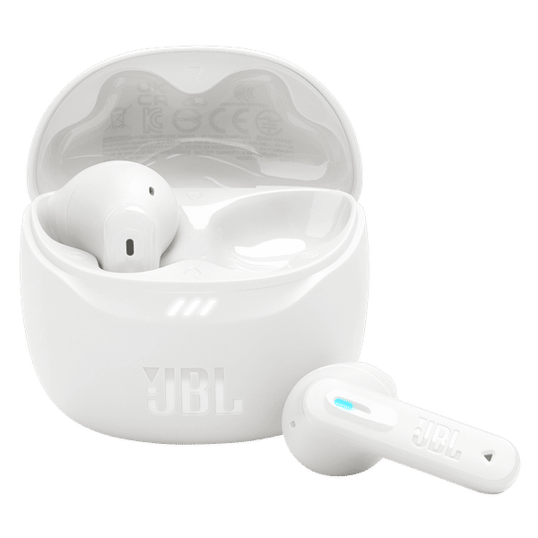 JBL Tune Flex 2 JBLTFLEX2TQE TWS Earbuds with Adaptive Noise Cancellation  (IP54 Dust and Water Resistant, Ambient Aware, White)_1