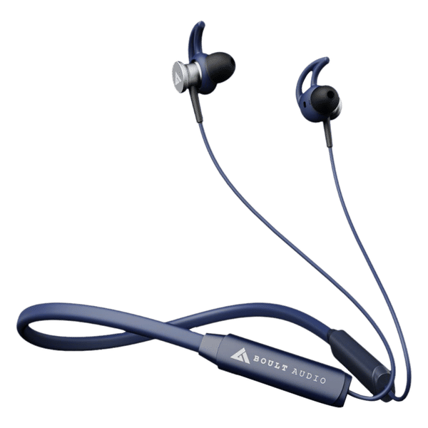 BOULT AUDIO GX Charge RGNB156BLU Neckband with Environmental Noise Cancellation (IPX5 Water Resistant, Lightning Boult Fast Charging, Blue)_1