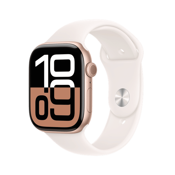 Apple Watch Series 10 GPS+Cellular with Sport Band - M/L (46mm Retina LTPO3 OLED Display, Rose Gold Aluminium Case)_1