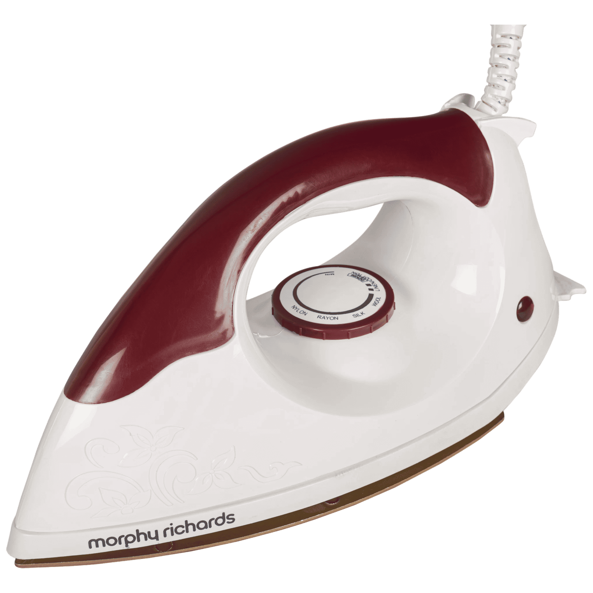 morphy richards Daisy 1000 Watts Dry Iron (German Technology Double Coating, 500057, White)_1