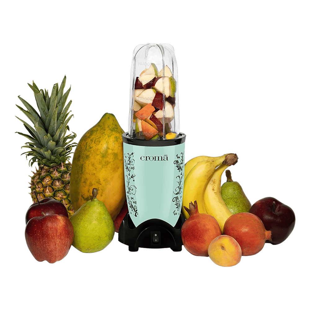 Croma Personal 450 Watt 3 Jars Blender (3 Speed Control, Teal Green) Croma Personal 450 Watt 3 Jars Blender (3 Speed Control, Teal Green)_11