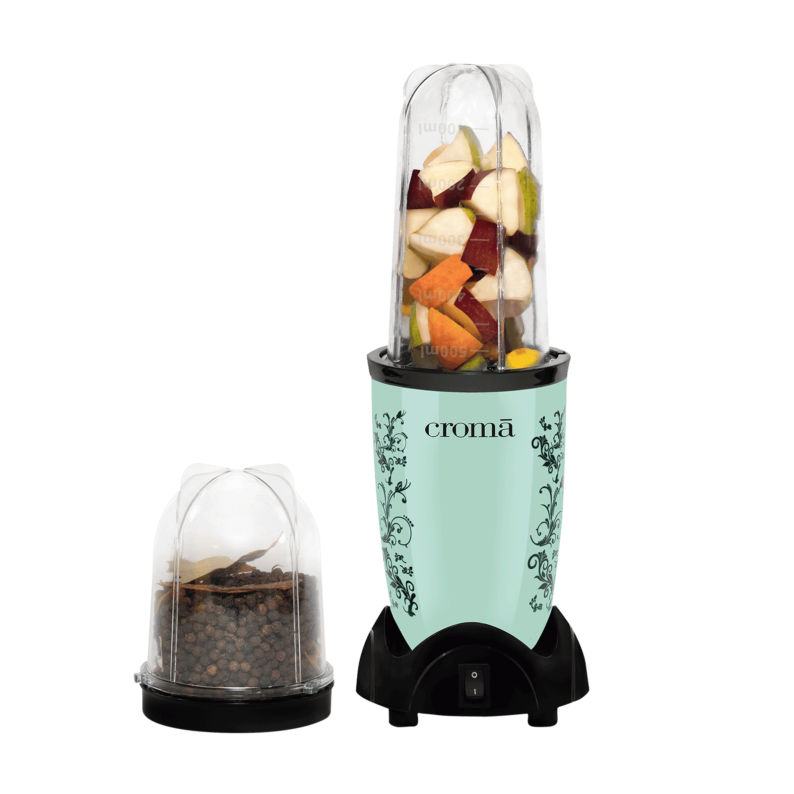 Croma Personal 450 Watt 3 Jars Blender (3 Speed Control, Teal Green) Croma Personal 450 Watt 3 Jars Blender (3 Speed Control, Teal Green)_7