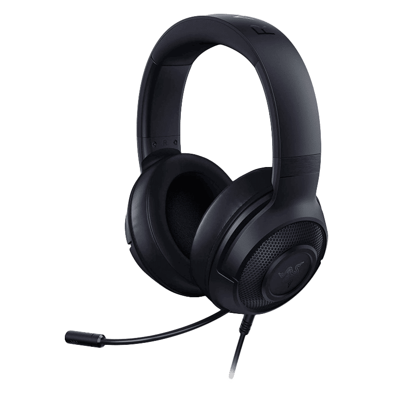 RAZER Kraken RZ04-02830100-R3M1 Wired Gaming Headset (Clear & Powerful Sound, Over Ear, Black)_1