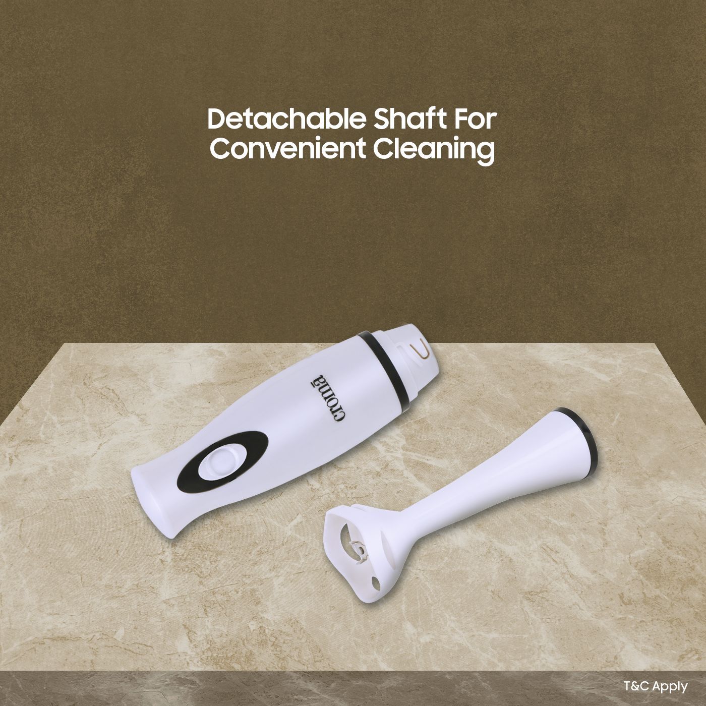 Croma 200 Watt Hand Blender (Thermal Overload Protection, White)_12