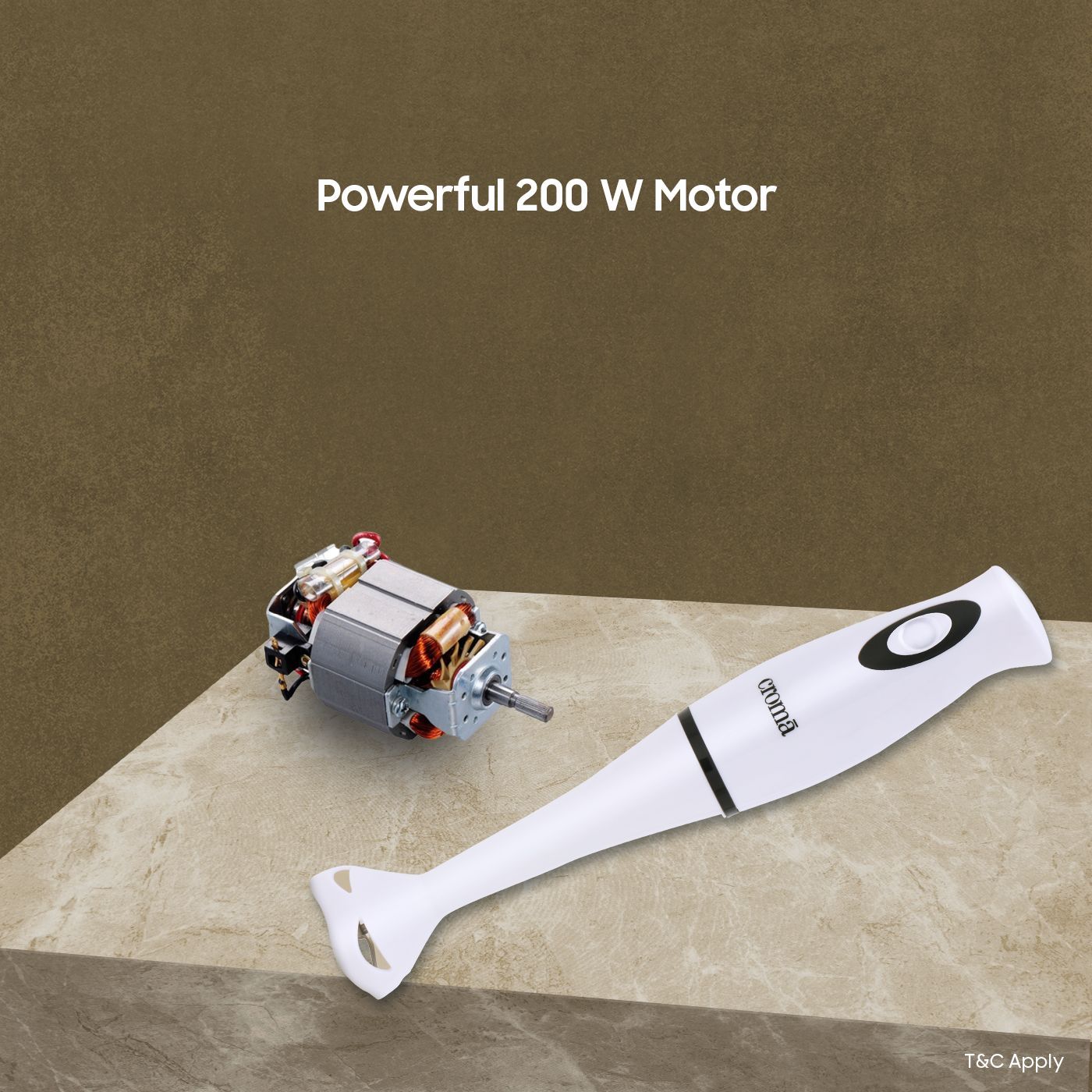 Croma 200 Watt Hand Blender (Thermal Overload Protection, White)_13