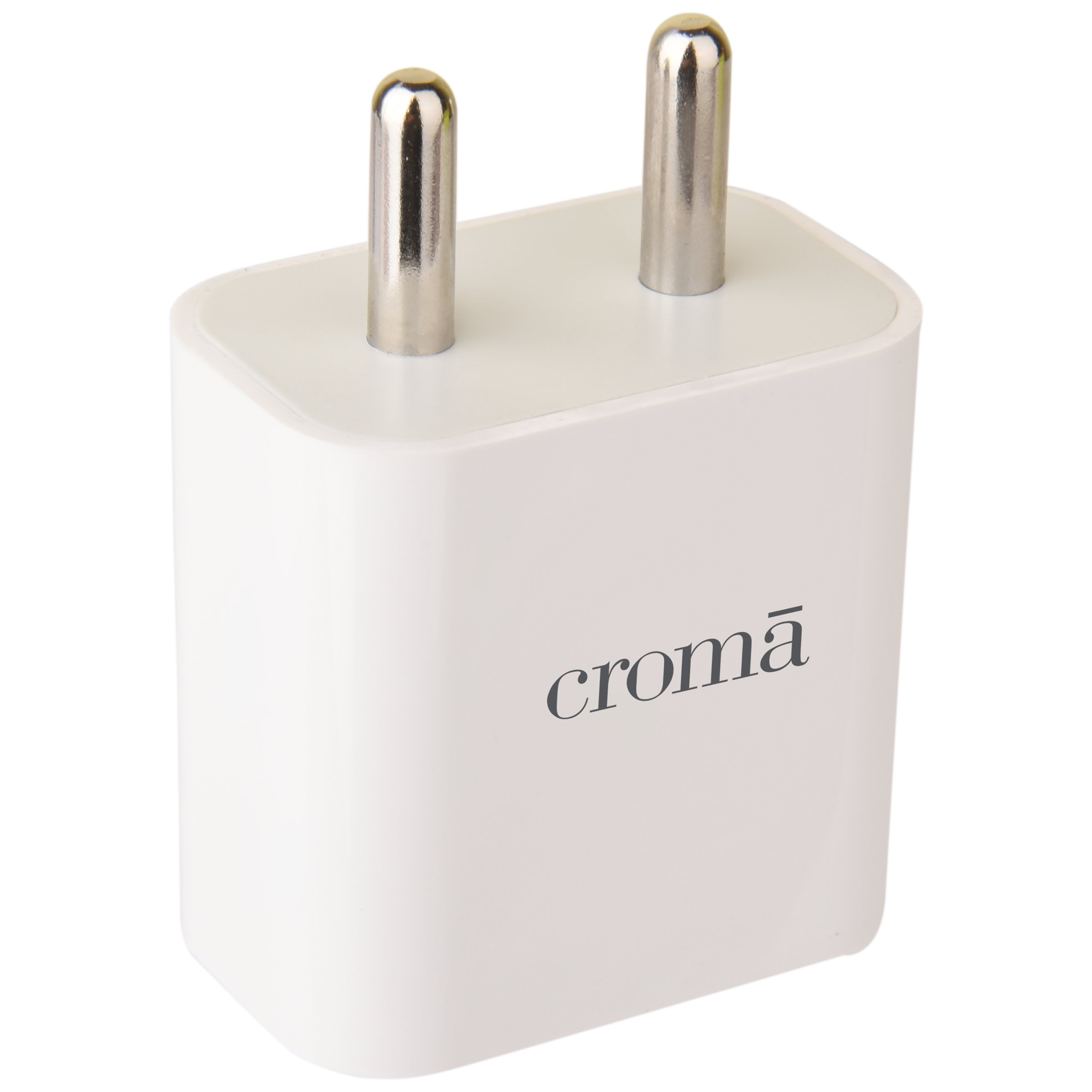 Croma 2W Type C Fast Charger (Type C to Type C Cable, Short-Circuit Protection, White)_3