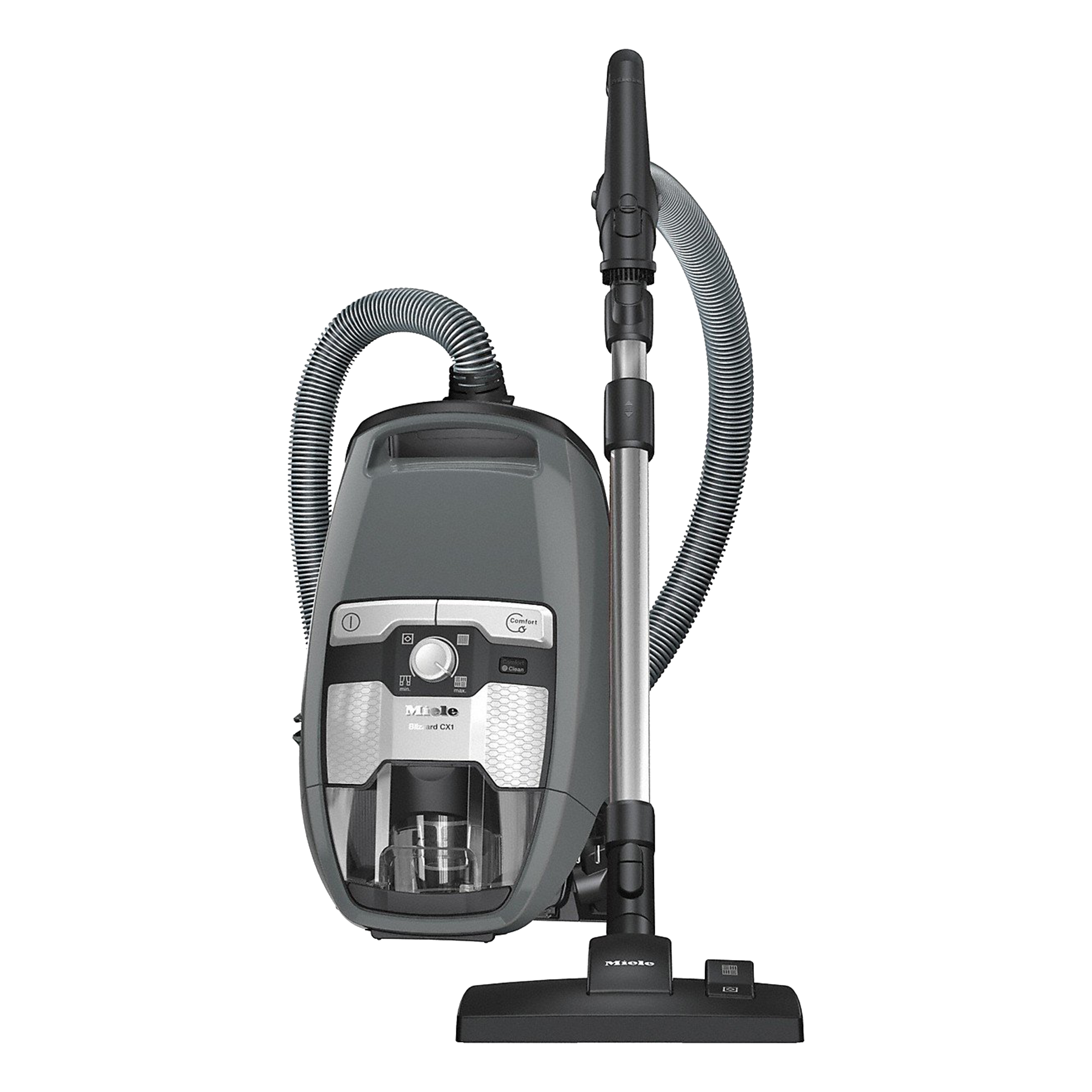 Miele Blizzard CX1 1100W Dry Vacuum Cleaner with Vortex Technology (Hygienic Emptying, Graphite Grey)_1