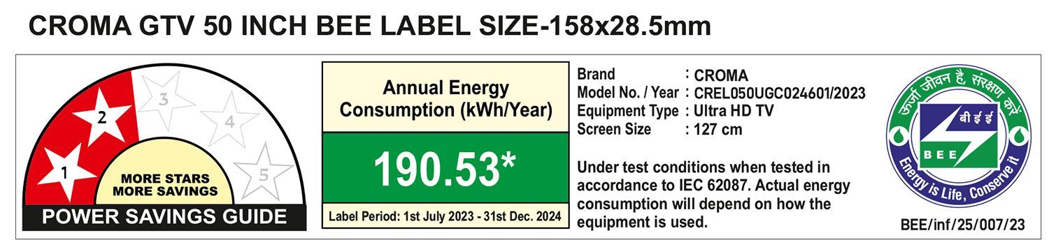Croma 127 cm (50 inch) 4K Ultra HD LED Google TV with Bezel Less Display_2