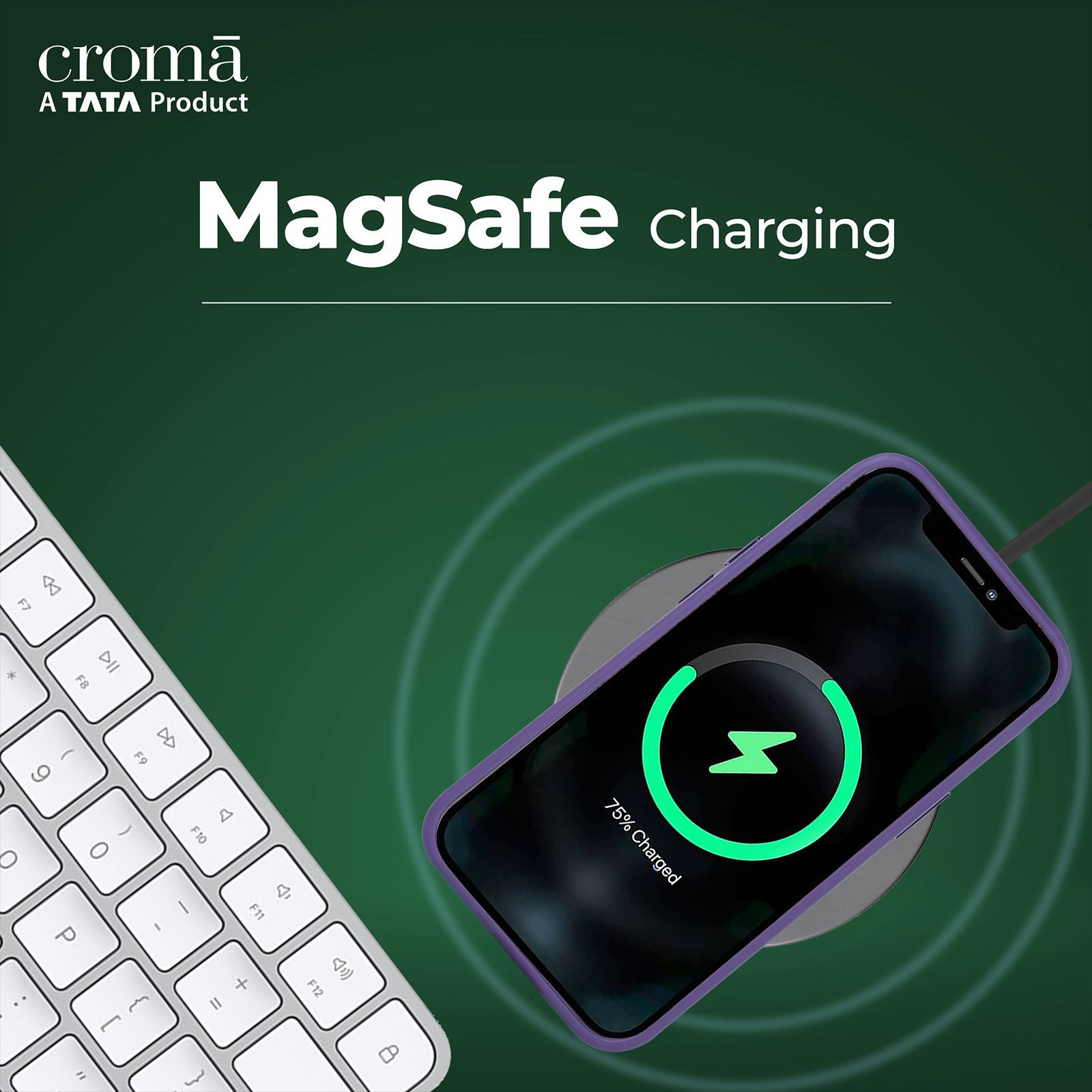 Croma Polycarbonate & TPU Matte Back Case for Apple iPhone 14 (Apple Compatible, Black)_9