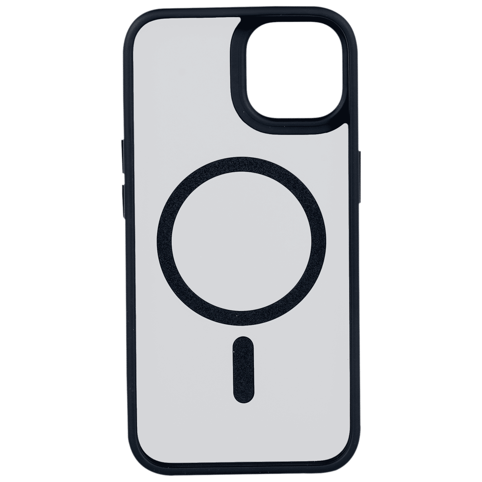 Croma Polycarbonate & TPU Matte Back Case for Apple iPhone 14 (Apple Compatible, Black)_5