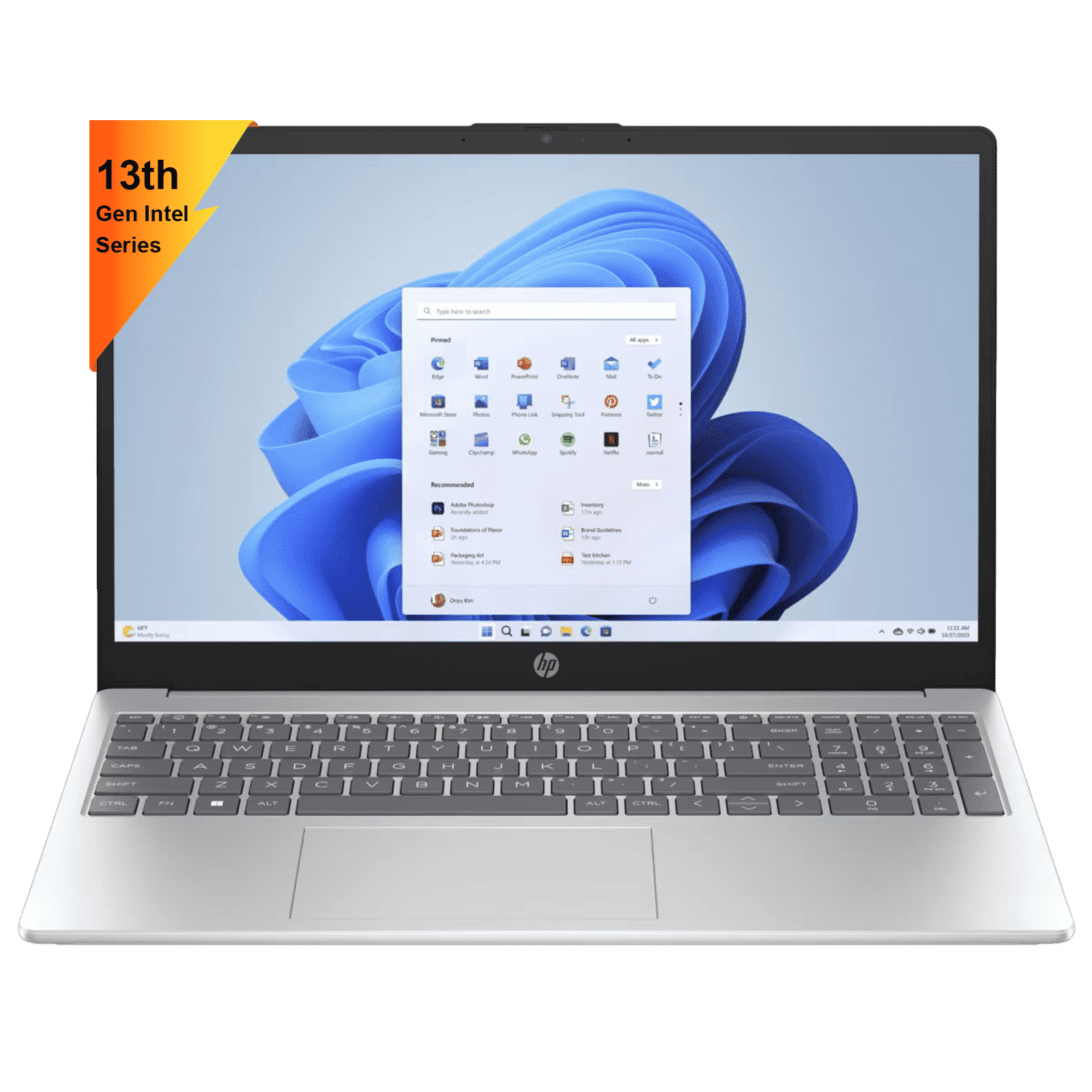 HP 15-fd0013TU Intel Core i5 13th Gen (15.6 inch, 16GB, 512GB, Windows 11 Home, MS Office 2021, Intel Iris Xe, FHD Display, Natural Silver, 7P705PA) HP 15-fd0013TU Intel Core i5 13th Gen (15.6 inch, 16GB, 512GB, Windows 11 Home, MS Office 2021, Intel Iris Xe, FHD Display, Natural Silver, 7P705PA)_1