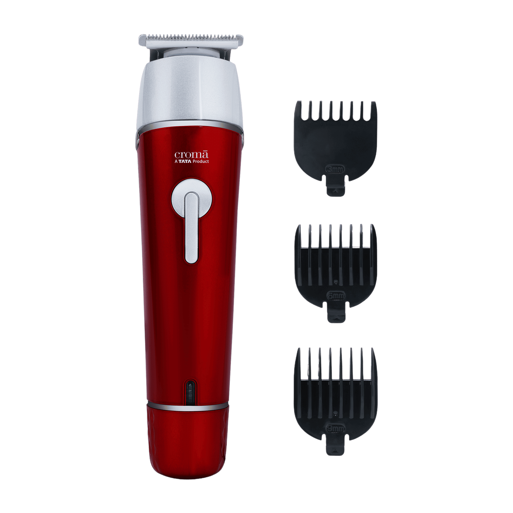 Croma 4 in 1 Cordless Wet & Dry Trimmer for Beard and Hair for Men (120mins Runtime, Water Resistant, Red) Croma 4 in 1 Cordless Wet & Dry Trimmer for Beard and Hair for Men (120mins Runtime, Water Resistant, Red)_1
