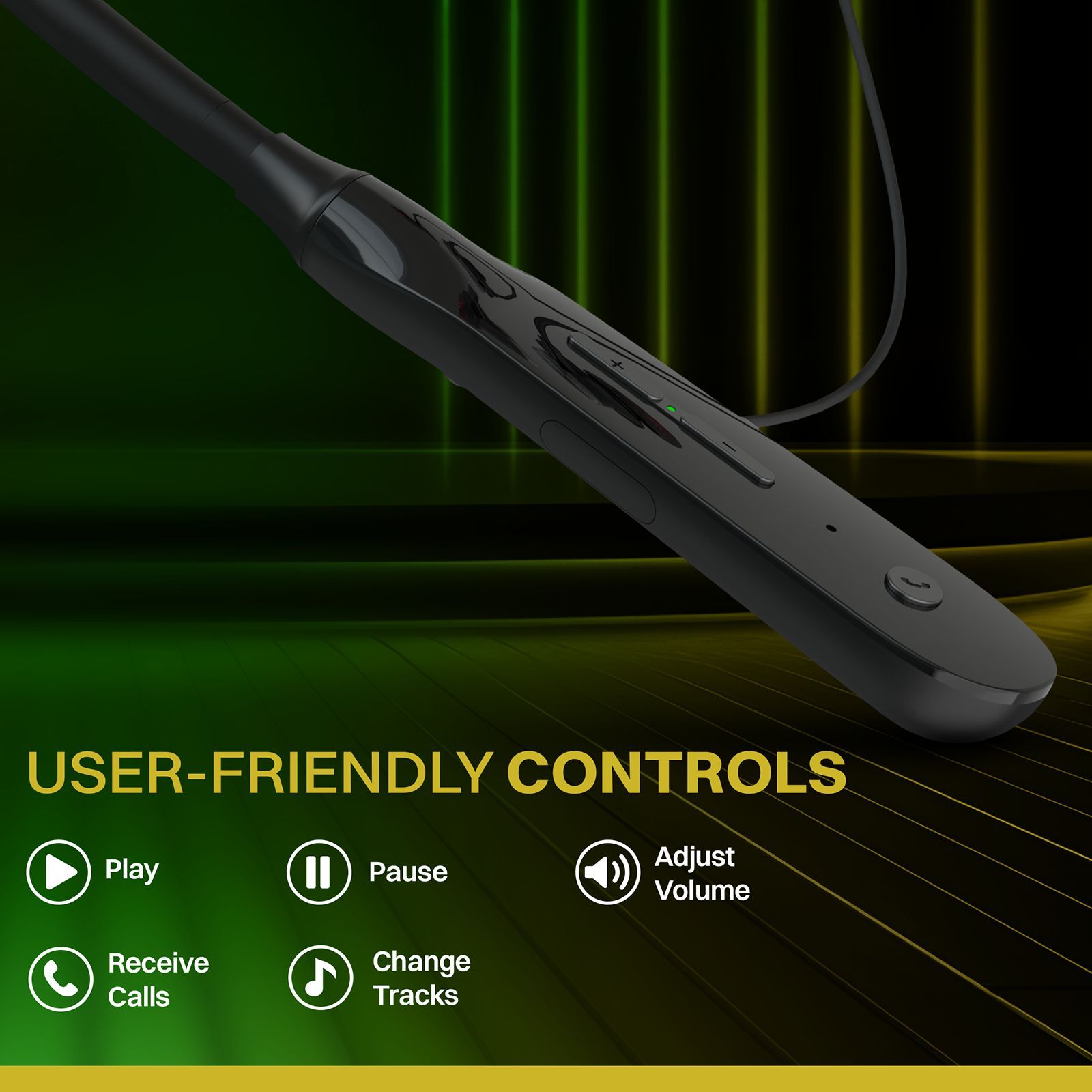 Croma CRSE020EPA0302 Neckband with Environmental Noise Cancellation (IPX4 Water Resistant, 20 Hours Playback, Black)_8