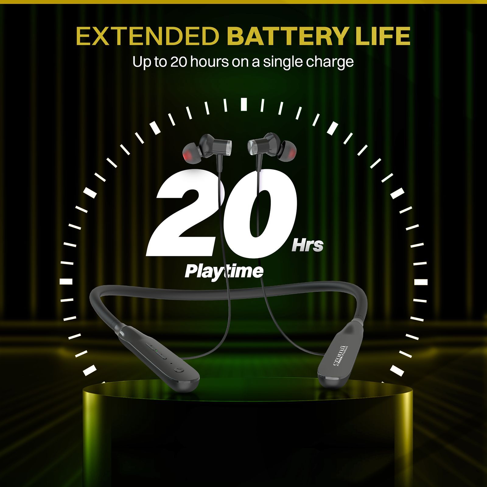 Croma CRSE020EPA0302 Neckband with Environmental Noise Cancellation (IPX4 Water Resistant, 20 Hours Playback, Black)_7